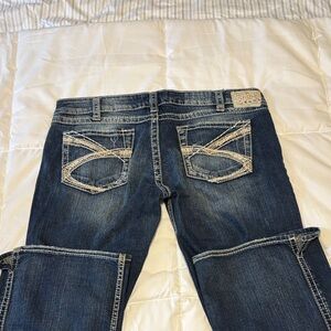 Silver Jeans Dark Blue Bootcut Jeans